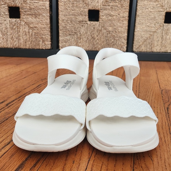 Skechers Slip Ins Ultra- Flex Washable Knit Sandals -Feelin' Pretty 10 W - Picture 3 of 7